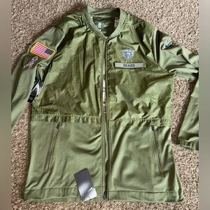 Nike Team Camouflage Jacket with Green Highlights & BEARS logo